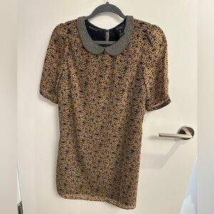 Maison Scotch (Scotch and Soda) Beaded Peter Pan Collar Dress